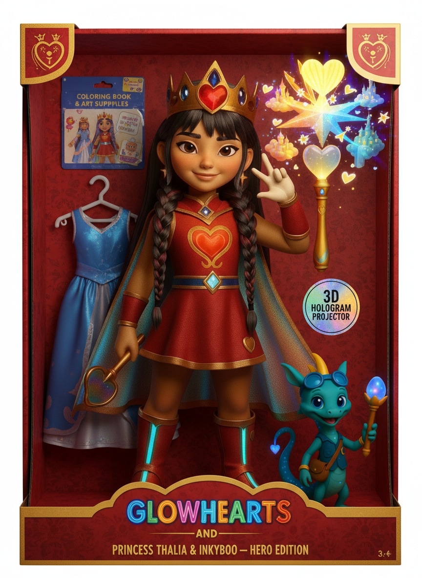 GlowHearts & The Magic Scribbles — Princess Thalia & Inkyboo: Hero Edition