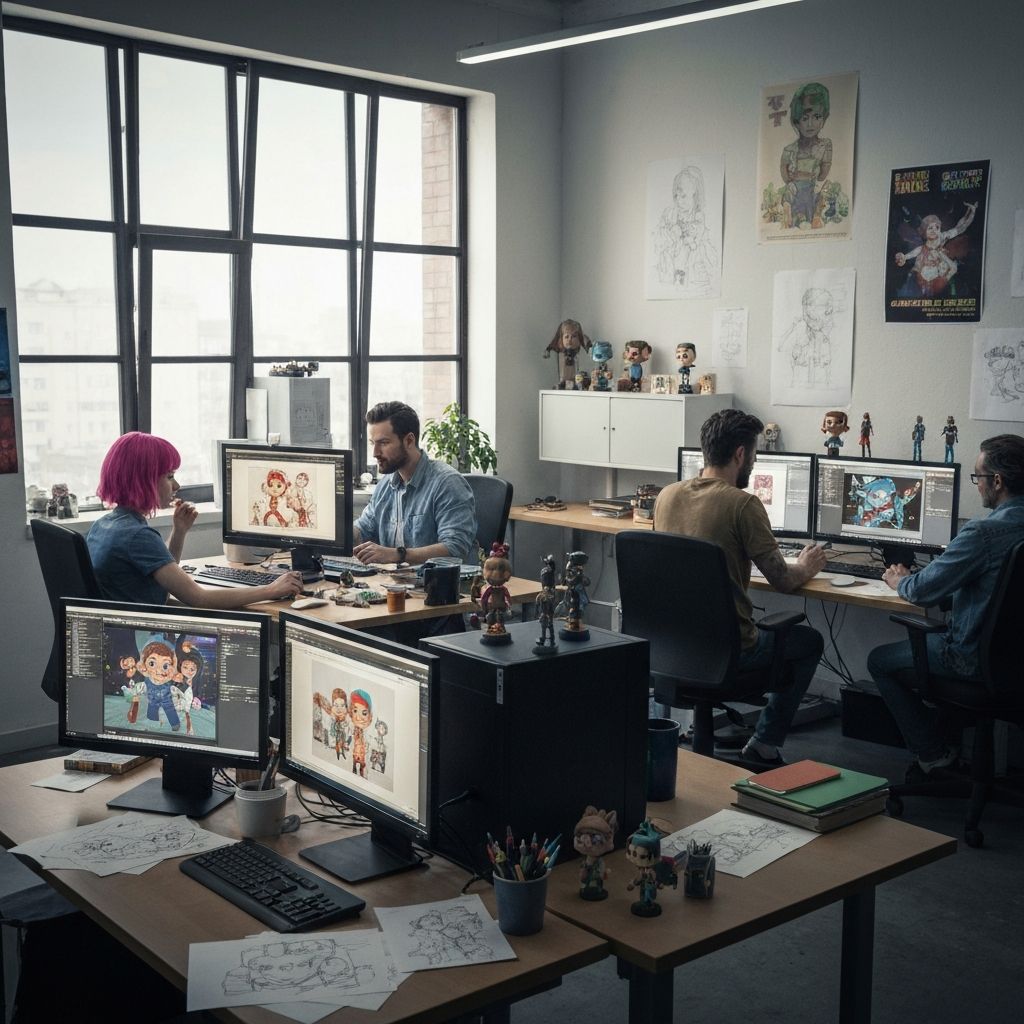 Octopop Studio Workspace